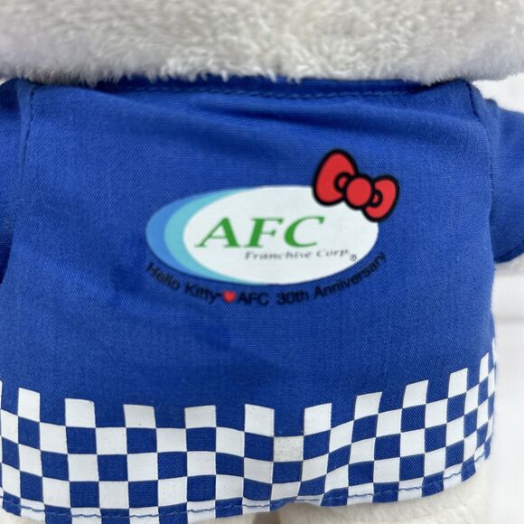Hello Kitty Sushi Chef AFC 30th Anniversary 10" Plush Stuffed Animal Sanrio - Picture 3 of 11